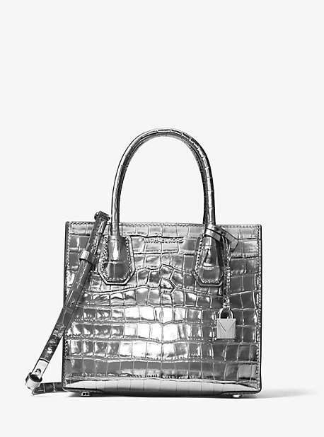 michael kors mercer crocodile|Mercer Metallic Crocodile.